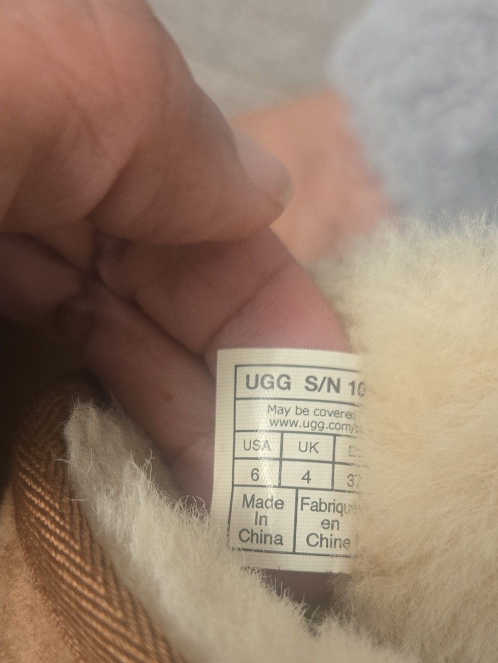 UGG Classic Mini Boots Suede Chestnut Tan US Women's Size 6 - Picture 5 of 5